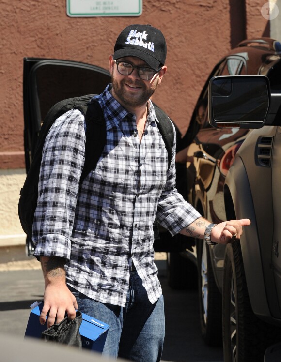 Jack Osbourne quitte les répétitions de Dancing with the stars, à Los Angeles, le 5 septembre 2013.