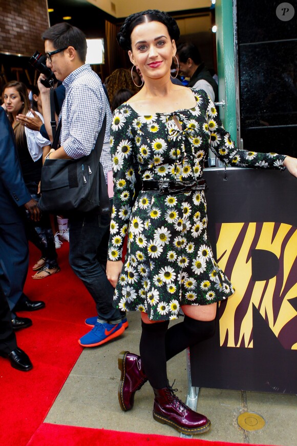 Katy Perry s'est rendue sur le plateau de Good Morning America à New York, le 6 septembre 2013, pour faire la promotion de son nouveau single "Roar".
