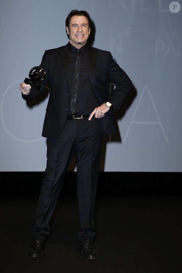 Hommage à John Travolta au Festival du film américain de Deauville le 6 septembre 2013.