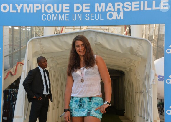 Marion Bartoli au Vélodrome de Marseille pour OM-ASM le 1er septembre 2013
