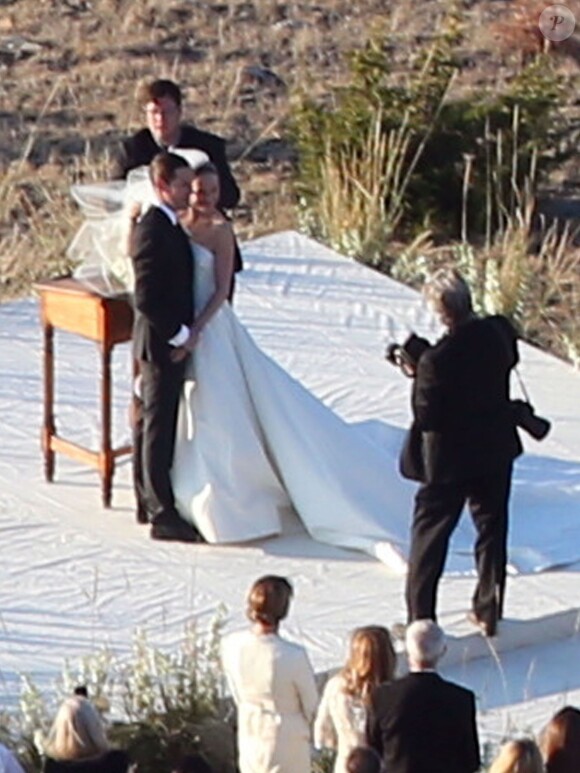 Exclusif - Kate Bosworth se marie avec le réalisateur Michael Polish lors d'une cérémonie au "Ranch at Rock Creek", à Philipsburg, le 31 août 2013.
