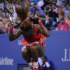 Serena Williams lors de sa victoire face à Victoria Azarenka en finale de l'US Open, le 8 septembre 2013 sur le court Arthur Ashe à Flushing Meadows