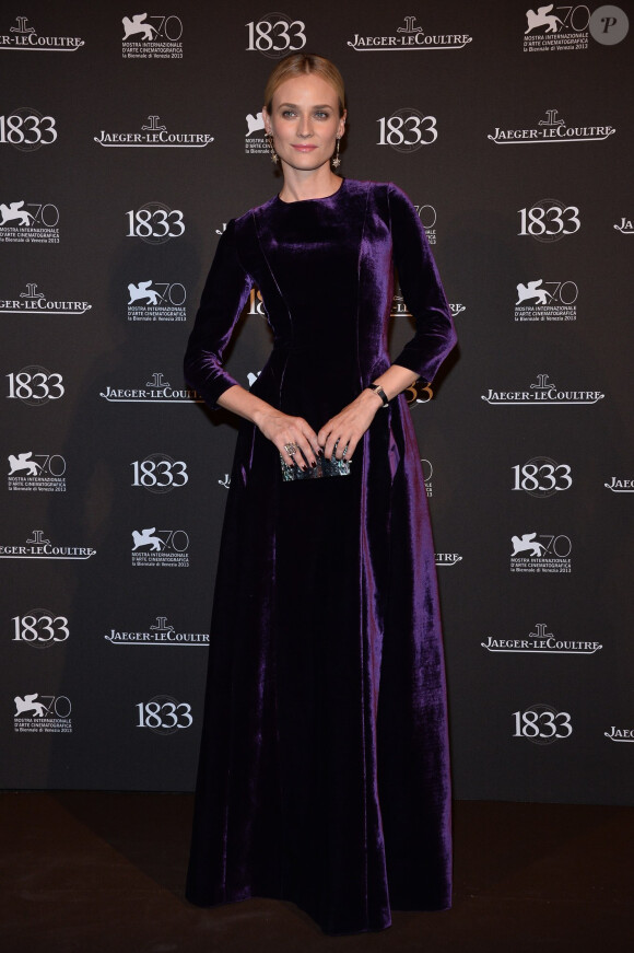 Diane Kruger lors du dîner de gala pour le 180eme anniversaire de la marque Jaeger-LeCoultre à l'occasion du 70eme Mostra de Venise, le 2 septembre 2013.