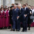  Obsèques de Hugh van Cutsem, grand ami du prince Charles, le 11 septembre 2013 à la cathédrale de Brentwood, dans l'Essex. 