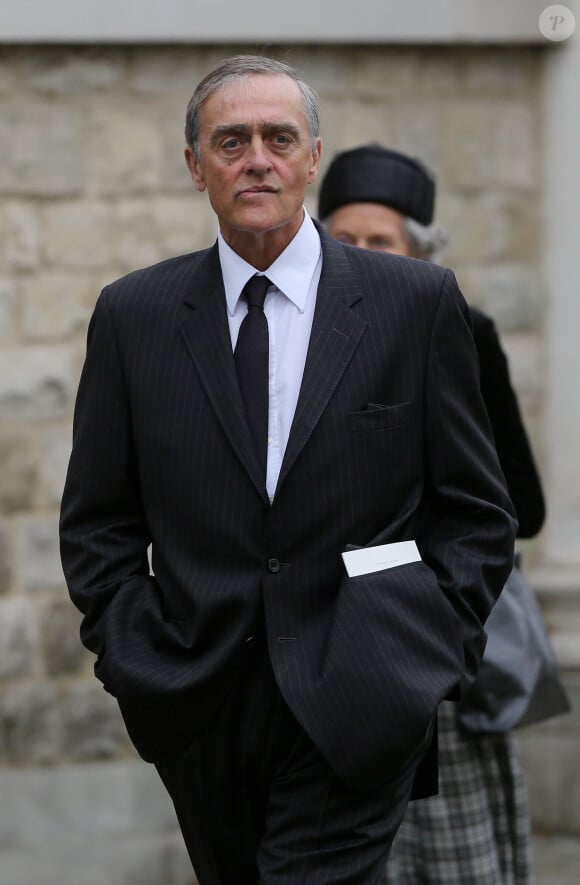 Le duc de Westminster lors des obsèques de Hugh van Cutsem, grand ami du prince Charles, le 11 septembre 2013 à la cathédrale de Brentwood, dans l'Essex.