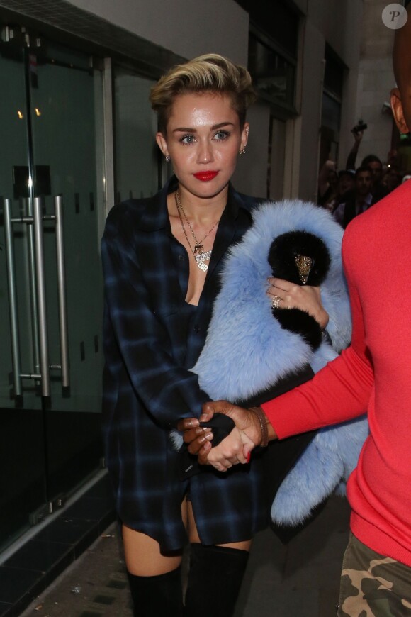 Miley Cyrus à Londres, le 10 septembre 2013.