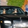 La famille Kardashian et sa matriarche Kris Jenner quittent le restaurant Mastro's Steakhouse. Los Angeles, le 11 septembre 2013.