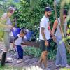 Alicia Keys passe du temps avec son mari Swizz Beatz et leur fils Egypt, à Rio de Janeiro, le 11 septembre 2012.