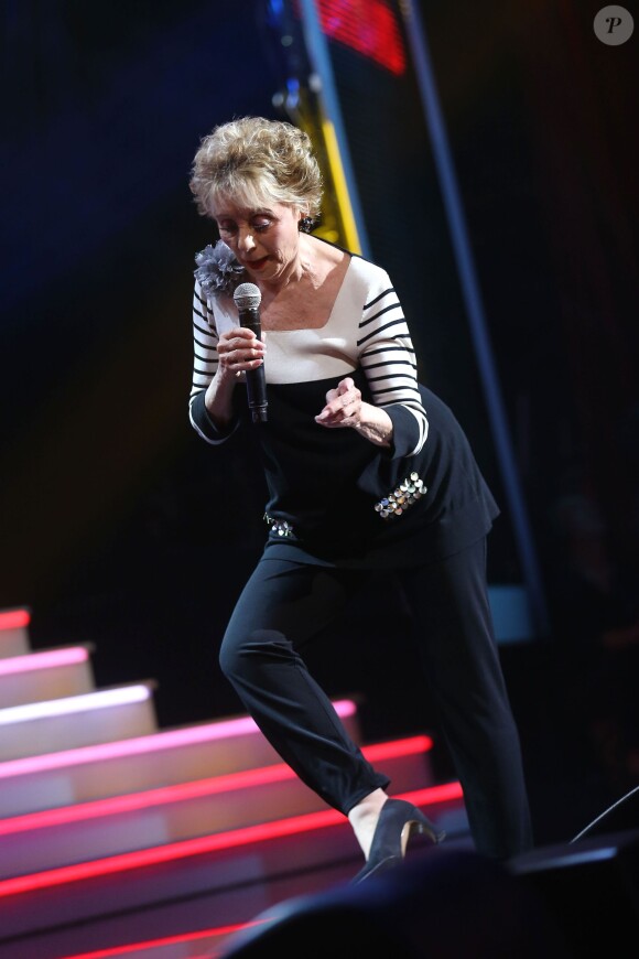 Exclusif - Annie Cordy - Enregistrement de l'émission "Hier encore" présentée par Charles Aznavour et Virginie Guilhaume à l'Olympia le 6 septembre 2013. L'émission sera diffusée le 14 septembre.