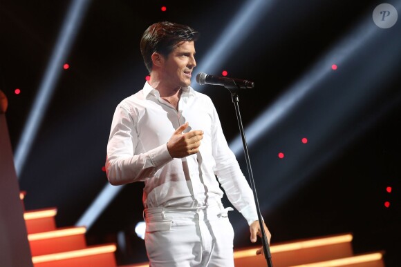 Exclusif - Vincent Niclo - Enregistrement de l'émission "Hier encore" présentée par Charles Aznavour et Virginie Guilhaume à l'Olympia le 6 septembre 2013. L'émission sera diffusée le 14 septembre.