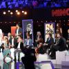 Enregistrement de l'émission "Hier encore" présentée par Charles Aznavour et Virginie Guilhaume à l'Olympia le 6 septembre 2013. L'émission sera diffusée le 14 septembre.