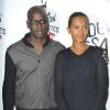 Lilian Thuram et Karine Le Marchand lors du 51e Gala de l'Union Des Artistes à Paris le 12 novembre 2012