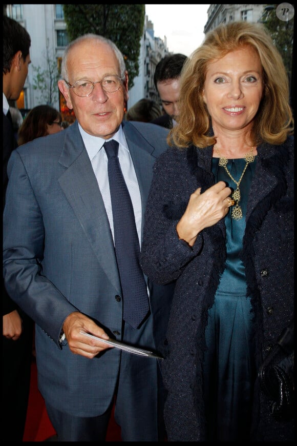Patrick Le Lay et sa femme Dominique à Paris le 13 septembre 2011. 