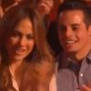 Jennifer Lopez, accompagnée de son petit ami Casper Smart, dans le public de "Danse avec les stars" US, le 16 septembre 2013.