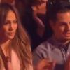 Jennifer Lopez, accompagnée de son petit ami Casper Smart, dans le public de "Danse avec les stars" US, le 16 septembre 2013. La star est venue soutenir sa meilleure amie, Leah Remini, participante de la célèbre émission.