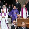Monseigneur Gaillot aux obsèques d'Albert Jacquard en l'église Saint-Sulpice à Paris le 19 septembre 2013