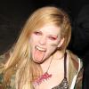 Avril Lavigne à la sortie de l'enregistrement de l'émission "Jimmy Kimmel Live" à Los Angeles, le 18 septembre 2013.