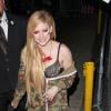 La chanteuse Avril Lavigne à Los Angeles, le 18 septembre 2013.