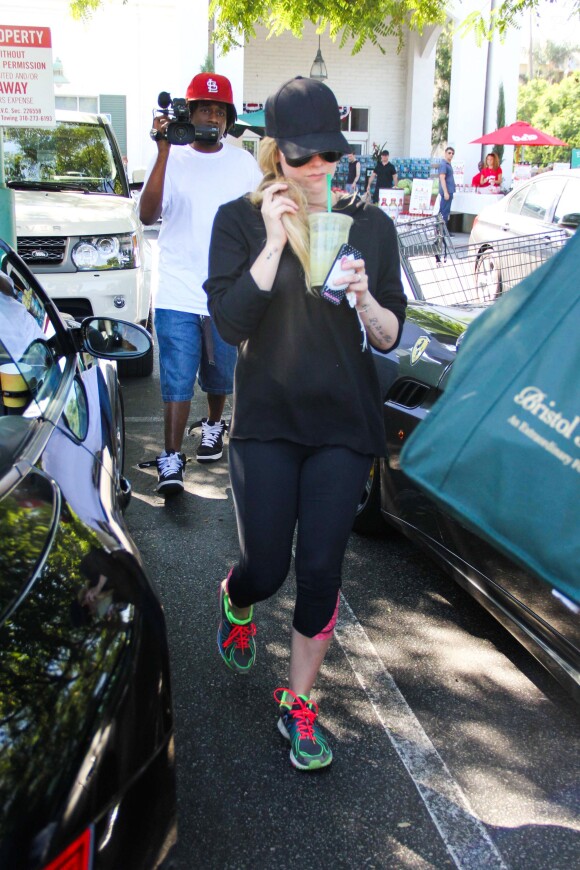 Avril Lavigne à Los Angeles, le 14 septembre 2013.