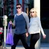Jaime King, enceinte, et son mari Kyle Newman font du shopping sur Melrose Avenue à West Hollywood, le 17 septembre 2013.
