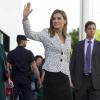 Letizia d'Espagne lors du Congrès de l'Association espagnole de lutte contre le cancer (AECC), en l'honneur des 60 ans de l'organisme, au palais des congrès de Madrid le 19 septembre 2013.