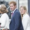 Le prince Harry assistait le 20 septembre 2013 au mariage de son cousin Alexander Fellowes, fils de Jane McCorquodale et neveu de Lady Di, et d'Alexandra Finlay, créatrice de chaussures de la marque Fins et descendante de Johnnie Walker.