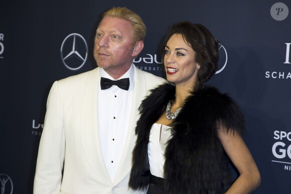 Boris Becker et sa sublime épouse Lilly lors du gala de charité des Laureus Sport for Good Night 2013 à l'Olympiahalle de Munich, le 20 septembre 2013