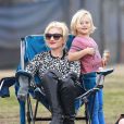 Gwen Stefani, enceinte, et son mari Gavin Rossdale assistent au match de foot de l'un de leurs fils à Los Angeles le samedi 21 septembre 2013.