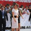 Kate Beckinsale lors de l'inauguration du Qingdao Oriental Movie Metropolis du groupe Wanda à Qingdao le 22 septembre 2013.
