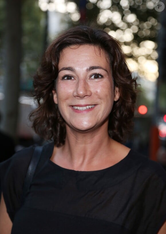 Virginie Hocq à la générale du spectacle de Muriel Robin au théâtre de la Porte Saint-Martin à Paris, le 23 septembre 2013.