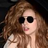 Lady Gaga sort d'un restaurant de West Hollywood, le 23 septembre 2013.