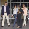 Felipe et Letizia d'Espagne, avec la reine Sofia et l'infante Elena, ont visité le 24 septembre 2013 le roi Juan Carlos Ier à l'hôpital Quiron de la banlieue de Madrid, où le souverain a subi une nouvelle opération de la hanche pour le remplacement de sa prothèse suite à une infection.