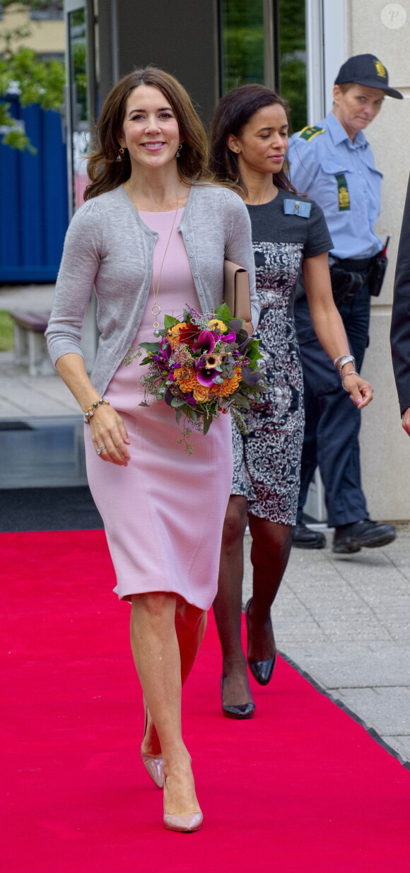 La princesse Mary de Danemark lors d'un événement à l'Université de Roskilde le 20 septembre 2013