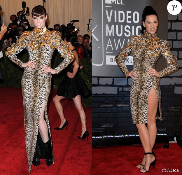 Coco Rocha vs Katy Perry : qui porte le mieux total look léopard ?