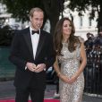  Le prince William et Catherine de Cambridge lors de la première cérémonie des Tusk Trust Awards, le 12 septembre 2013 à Londres. 