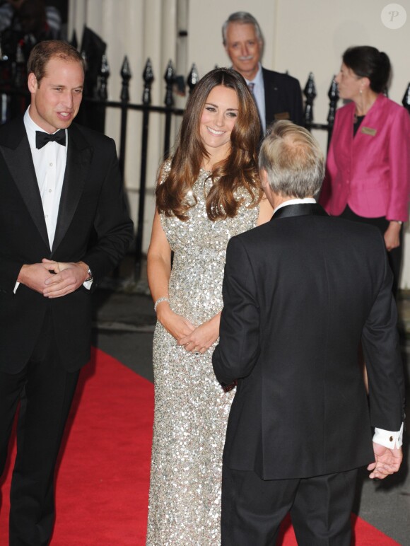 Le prince William et Catherine de Cambridge lors de la première cérémonie des Tusk Trust Awards, le 12 septembre 2013 à Londres.