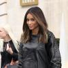 Exclusif - Ciara se rend à l'atelier d'Anthony Vaccarello dès son arrivée à Paris. Le 28 septembre 2013