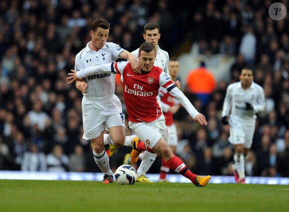 Jack Wilshere lors du match entre Tottenham et Arsenal le 3 mars 2013 à Londres