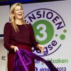 La reine Maxima des Pays-Bas lançant la campagne Pensioen3daagse à Utrecht le 1er octobre 2013