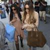 Kylie Jenner et Khloé Kardashian quittent la boutique de vêtements Kitson à Beverly Hills. Le 2 octobre 2013.