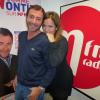 Hélène Ségara, averc Bernard Montiel, invitée de MFM Radio, octobre 2013.