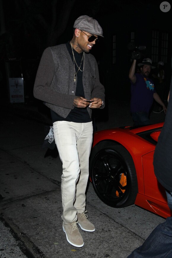Chris Brown à Los Angeles, le 15 août 2013.