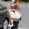 Sarah Michelle Gellar va chercher sa fille Charlotte à son cours de danse à Sherman Oaks, le 5 octobre 2013.