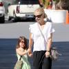 Sarah Michelle Gellar va chercher sa fille Charlotte à son cours de danse à Sherman Oaks, le 5 octobre 2013.