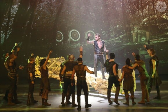 Exclu - Premier jour du spectacle musical "Robin des Bois, Ne renoncez jamais" au Palais des Congrès à Paris, le 26 Septembre 2013.