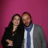 Yael Naim et David Donatien lors de l'inauguration de l'exposition "Sex in the city" à l'initiative de Solidarité Sida sur la place de la Bastille à Paris, le 7 octobre 2013.