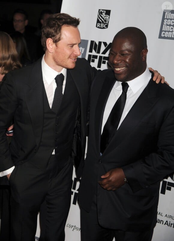 Michael Fassbender et Steve McQueen lors de la première du film 12 Years A Slave au New York Film Festival, le 8 octobre 2013.