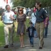 La princesse Marie, le prince Joachim et leur fils le prince Henrik au Festival de Toender le 23 août 2013