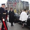 Le roi Harald V de Norvège, avec la reine Sonja et le prince héritier Haakon, procédait le 9 octobre 2013 à Oslo à l'inauguration du Parlement, qui dispose depuis la veille d'un nouveau président.
