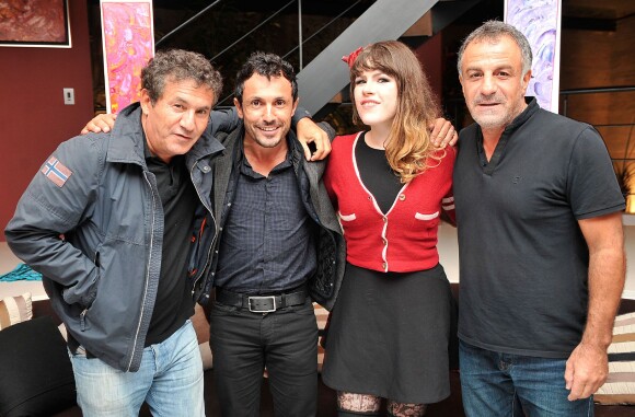 Dove Attia, Willy Rovelli, Caroline Rose et Albert Cohen à la soirée pour le retour de "1789, les Amants de la Bastille" à Boulogne-Billancourt, le 9 octobre 2013.